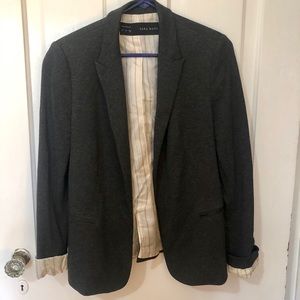 Zara Basic gray blazer